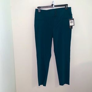 Turquoise dress pants. Size 12. Ankle length.